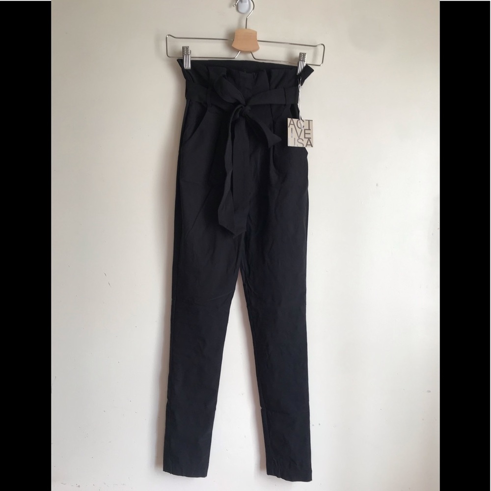 Paper top high waist pants NWT - Picture 4 of 11